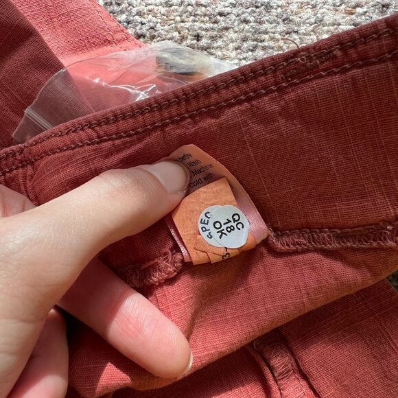 Sonoma Goods For Life Midrise Utility Jogger Pants Brianna Blush Size 12 - Picture 8 of 9